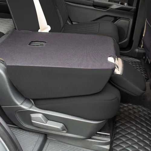 Vista 4 de FH Group Fundas de asiento de automóvil de ajuste personalizado específicamente hechas para Ford Explorer Base 2020-2024, fundas de asiento Negro