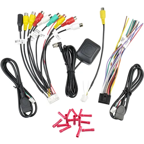 Vista 13 de Adaptador de arnés de cable para radio estéreo de coche, arnés de cable de radio ISO de 16 pines con conector de acoplamiento reemplazable