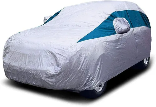 Vista 11 de Funda para auto SUV de tamaño mediano de Titan, de poliéster 210T de color brillante, 188-206". Impermeable, con protección UV, resistente a