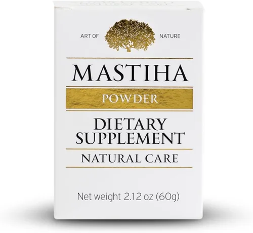 Vista 2 de Auténtico polvo de goma mastiha Chios Mastiha – 2.12 oz de suplemento natural de masilla de apoyo digestivo – Vegano, libre de alérgenos
