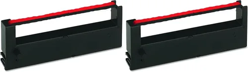 Vista 4 de Acroprint Time Recorder Co. - Cinta de repuesto para grabadora ES1000, negro/rojo (ACP390129000)