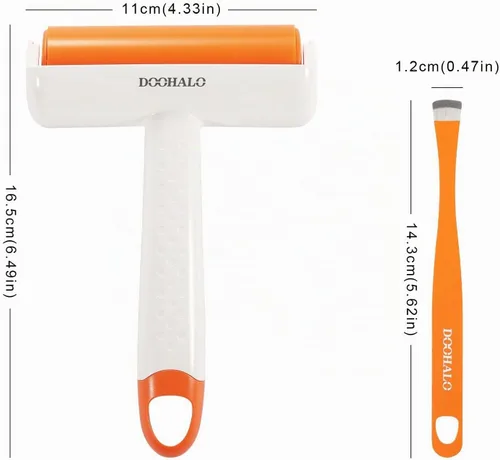 Vista 7 de DOOHALO Brayer Roller - Herramientas de deshierbe de vinilo compatibles con Cricut Crafting Kit de accesorios básicos para silueta, raspador