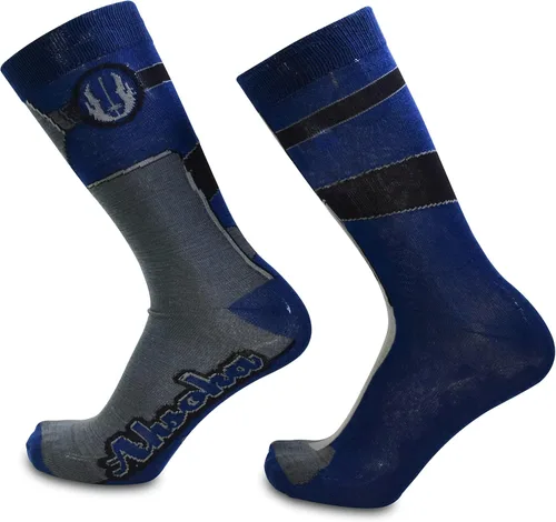 Vista 3 de STAR WARS Ahsoka - Disfraz de Jedi de The Mandalorian, paquete de 2 calcetines, Azul