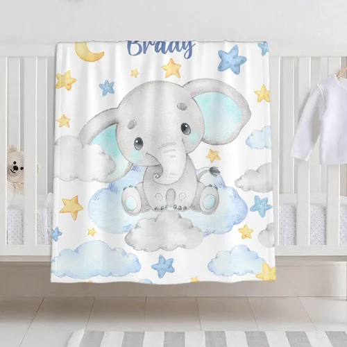Vista 24 de Manta de bebé personalizada para niñas y niños, manta de bebé personalizada con nombre para niños pequeños, niños, ducha, recién nacidos, guardería