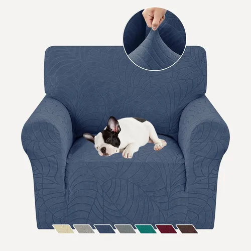 Vista 87 de YEMYHOM Funda para sofá con diseño jacquard de alta elasticidad, funda para silla de sala de estar, a prueba de mascotas, perros y gatos
