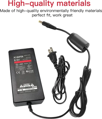Vista 2 de Fuente de alimentación para PS2 adaptador de CA cable de carga para consola Sony Playstation 2 PS2 Slim AC 70000