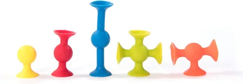 Vista 8 de Fat Brain Toys Mini Squigz - Mini Squigz - Juego de 30 piezas para construcción y construcción para edades de 5 a 9 años
