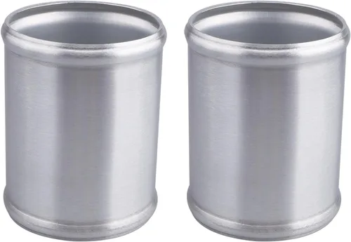 Vista 5 de AC PERFORMANCE - Unión de tuberías de aleación de aluminio, 2 unidades, 1 pulgada, conector de tubos de silicona, 4 pulgadas de longitud
