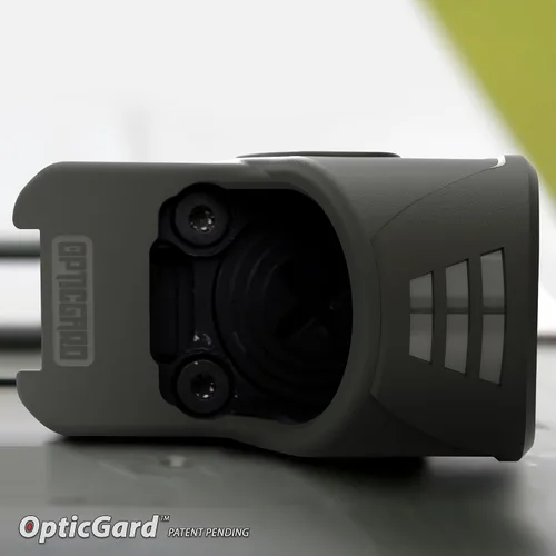 Vista 8 de OpticGard Cubierta de alcance compatible con Trijicon SRO, protege tu óptica mientras estás en acción de caídas de carcasa perdida, diseño a prueba