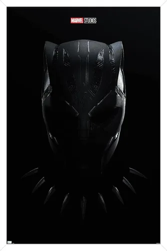 Vista 11 de Trends International Marvel Black Panther: Wakanda Forever - Póster de pared de una hoja, 14.725 x 22.375 pulgadas, versión enmarcada de madera