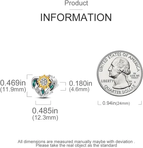 Vista 4 de NARMO Dijes para pulseras Pandora de plata de ley 925 con forma de corazón para pulseras de mariposas, dijes originales para mujeres