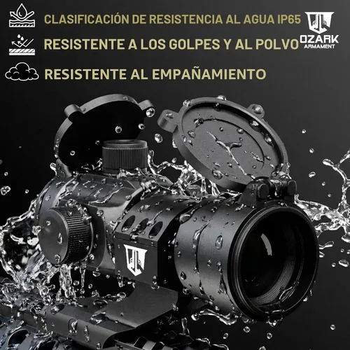 Vista 5 de Vista táctica de punto verde y rojo de Rhino para rifles y escopetas por Ozark Armament - incluye el co-testigo picatinny, montaje con vistas