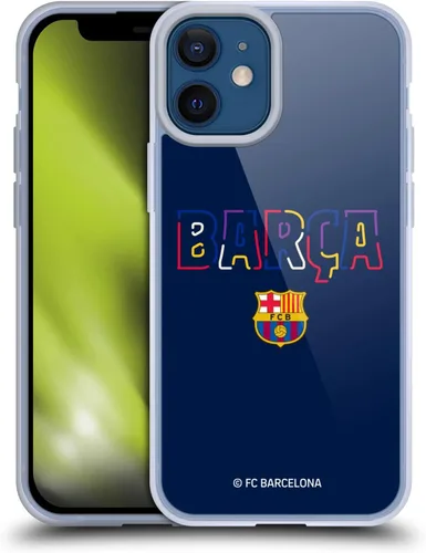 Vista 124 de Head Case Designs Funda de gel suave con licencia oficial del FC Barcelona Barca Crest Graphics [protección de grado militar] compatible con Apple