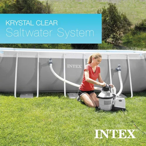 Vista 6 de Intex 26675EG Krystal Clear 1600 GPH Bomba de filtro de arena para piscinas sobre el suelo con OptiFlow Paquete de 2 filtros de sílice pura de alta