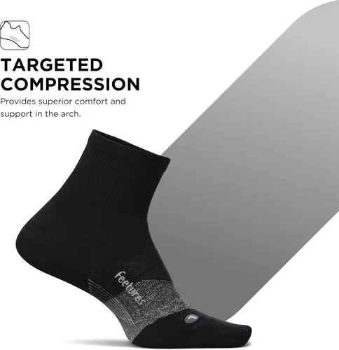 Vista 3 de Feetures Elite Ultra Light Cushion Quarter - Calcetín deportivo con compresión específica