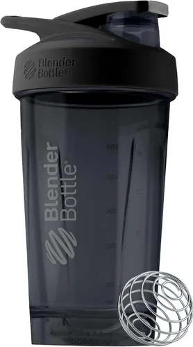 Vista 12 de BlenderBottle Sport Flip Tritan - Botella agitadora de 24 onzas, color negro