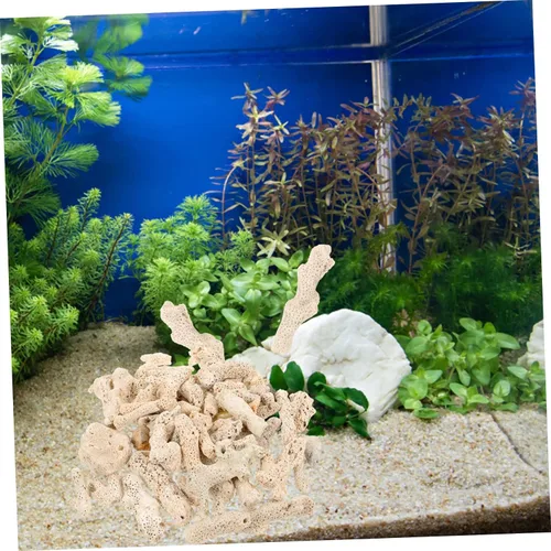 Vista 3 de Ipetboom Filtro de coral triturado para acuario para pecera de agua dulce Ph, 17.64 oz de material de filtración de medios de cerámica bio estanque