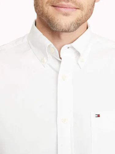Vista 3 de Tommy Hilfiger Camisa casual de manga larga con botones para hombre en ajuste clásico