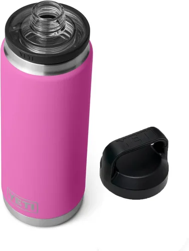Vista 32 de YETI Rambler - Botella de acero inoxidable, hermética, con aislamiento al vacío y tapa chug, 26 onzas, color amarillo alpino Alpine Amarillo