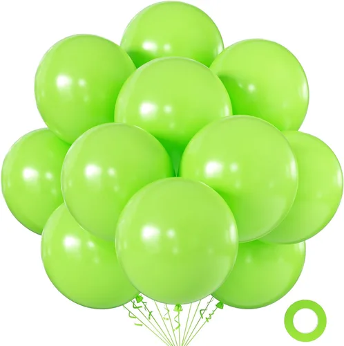 Vista 45 de KALOR Globos color morado ceniza de 18 pulgadas, 10 globos de látex mate, globos redondos grandes para bodas, baby shower, fiestas de cumpleaños
