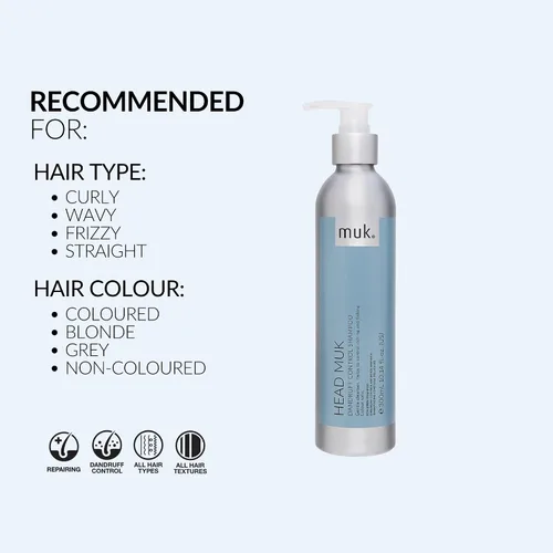 Vista 5 de MUK. Haircare Head Champú para el control de la caspa - 10.1 fl oz