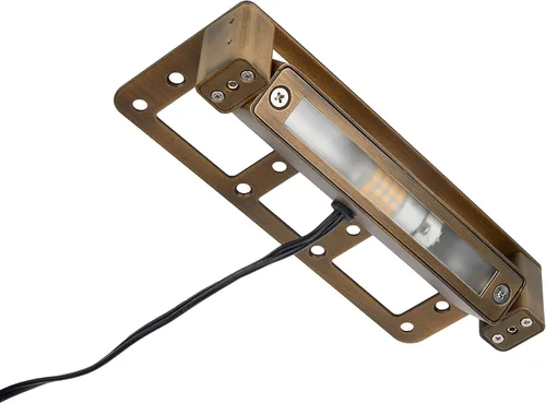 Vista 2 de VOLT Luz de latón giratoria G2 de 12 V (cable de plomo de 4 pies)