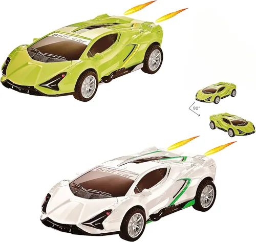Vista 7 de Inertia Drift - Auto de juguete para niños de 3 a 6 años, modelo de vehículo para niños y niñas, paquete de 2 vehículos impulsados por fricción Push