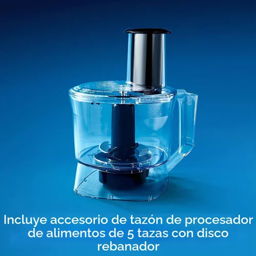 Vista 4 de Oster Combo de licuadora y procesador de alimentos con 3 ajustes para batidos, batidos y picado de alimentos - 3 ajustes selectos de textura