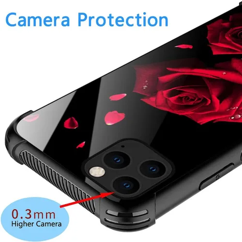 Vista 2 de Funda compatible con iPhone 12 Mini, diseño de mariposa en el espacio, compatible con funda para iPhone 12 Mini, para niñas y mujeres, a prueba