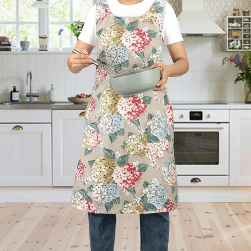 Vista 7 de Neoviva Delantales de Cocina para Mujer con Bolsillos, Delantales de Cocina para Mujer, Delantal Vintage para Hornear y Jardinería, Regalos