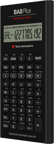 Vista 4 de Calculadora financiera profesional Texas Instruments BA II Plus