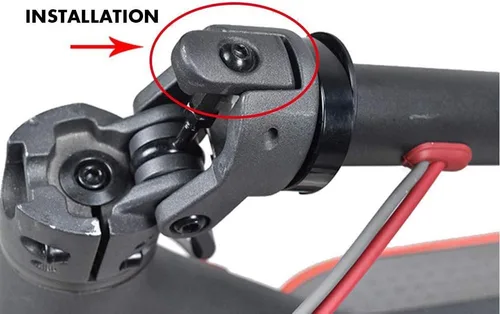 Vista 3 de Reemplazo de gancho plegable delantero de aleación para Xiaomi Mijia M365 Scooter eléctrico Hebilla de goma de amortiguación para E-Scooter