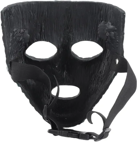 Vista 7 de Máscara de fiesta de terror, resistente y duradera, máscara de personaje de película verde para Navidad, Halloween, carnaval, actividades de Pascua