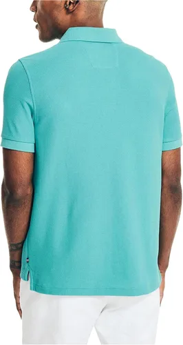 Vista 2 de Nautica Polo para hombre de ajuste clásico de ajuste sostenible