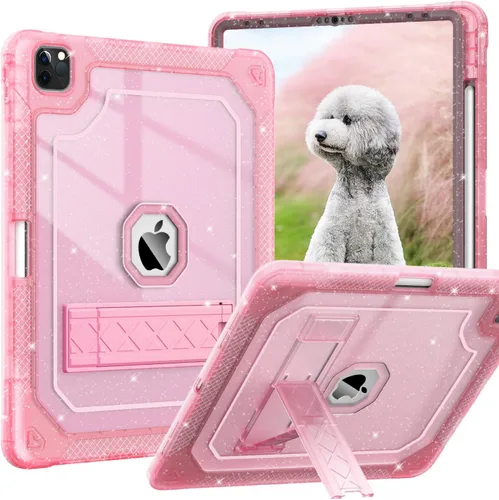 Vista 10 de ZoneFoker Funda para iPad Pro 12.9 Pulgadas 6ª/5ª/4ª/3ª Generación 2022/2021/2020/2018, Funda Protectora Esbelta y Resistente para iPad Pro 12.9