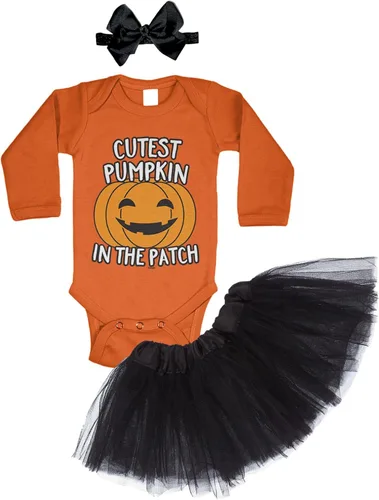 Vista 5 de Tcombo Pumpkin Face - Body Jack O' Lantern Naranja - Cara de calabaza negra