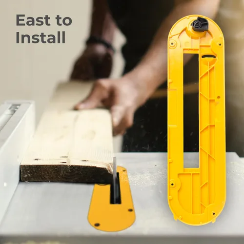 Vista 6 de TonGass Dado - Placa de garganta compatible con sierra de mesa portátil DeWalt de 10 pulgadas, compatible con DWE7490, DWE7491, DWE7491RS (tipo 2)