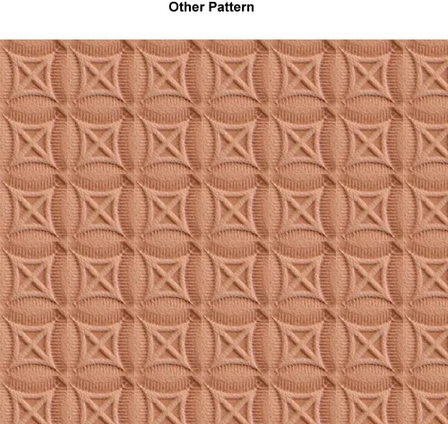 Vista 5 de Sellos de cuero, 2 herramientas de estampado para manualidades 121-2 870 Dos diseños de sellos diferentes para variadas opciones creativas