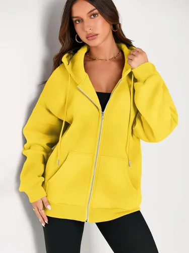 Vista 4 de EFAN lindas sudaderas con capucha para chica adolescente, chaqueta extragrande para el otoño, informales estilo año 2000 (Y2K), con cordón