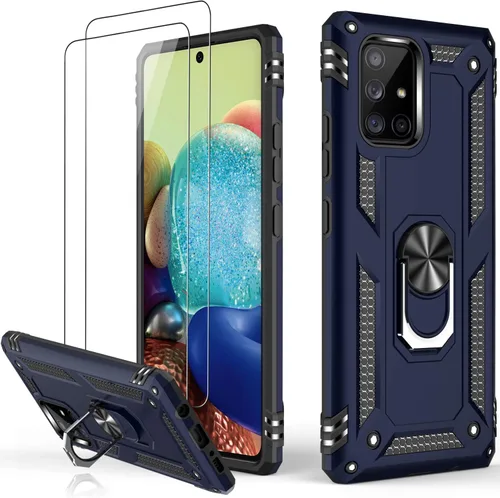 Vista 48 de LUMARKE Funda para Galaxy A51 4G con Protector de Pantalla, Pasa Prueba de Caída de 16 pies de Grado Militar, Cubierta Protectora para Teléfono