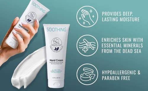 Vista 4 de Natural Elephant Crema de manos calmante con minerales del Mar Muerto 3.4 fl oz (3.4 fl oz)