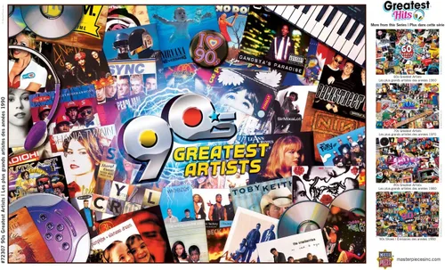 Vista 4 de Greatest Hits - Rompecabezas de 1000 piezas de los 90