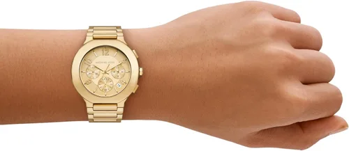 Vista 2 de Michael Kors Gramercy - Reloj de pulsera cronógrafo de acero inoxidable para mujer