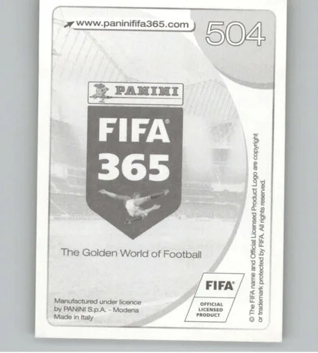 Vista 2 de Pegatinas Panini FIFA 365 2016-17 #504 Gilberto Garcia Atlético Nacional - Adhesivo oficial de álbum de fútbol en estado crudo (NM o mejor)