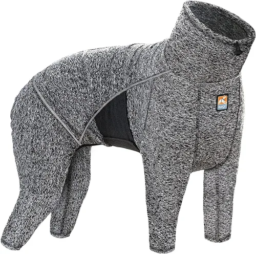 Vista 6 de Kurgo Stowe - Capa base - Ropa cómoda para mascotas para clima frío - Ajuste cómodo y transpirable - Peto para perros con doble cremallera