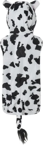 Vista 5 de Disfraz unisex de franela con capucha para invierno y otoño, disfraz de Halloween, ropa de cosplay