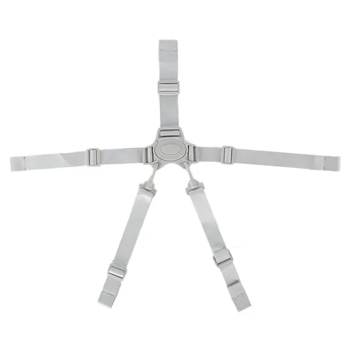 Vista 8 de Correas para silla alta, arnés ajustable de 5 puntos, cinturón de seguridad con hebilla, correas de arnés de 5 puntos para cochecito, silla alta