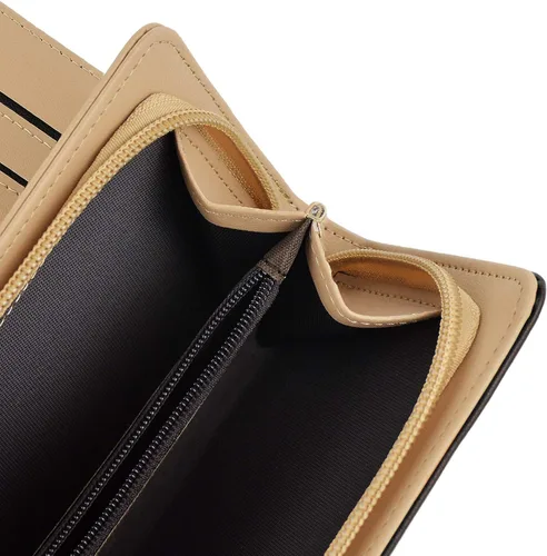 Vista 5 de PGXT Womens Long Leather Card Holder Purse Zipper Buckle Elegant Clutch Wallet