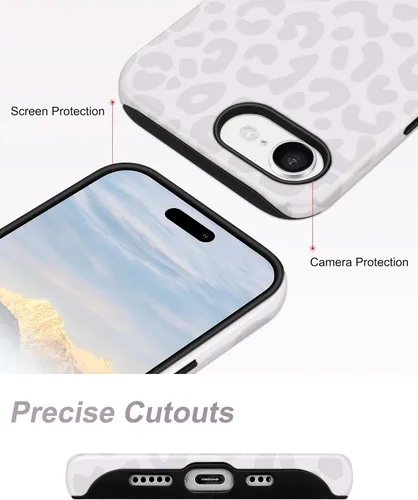 Vista 161 de Jusy Funda compatible con MagSafe con estampado de caparazón de tortuga marrón para iPhone 7/8/SE, cubierta protectora de TPU suave magnética