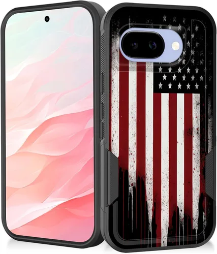 Vista 110 de Funda para Pixel 7a, resistente de doble capa híbrida de policarbonato duro de goma suave a prueba de golpes para Google Pixel 7A 6.1 pulgadas